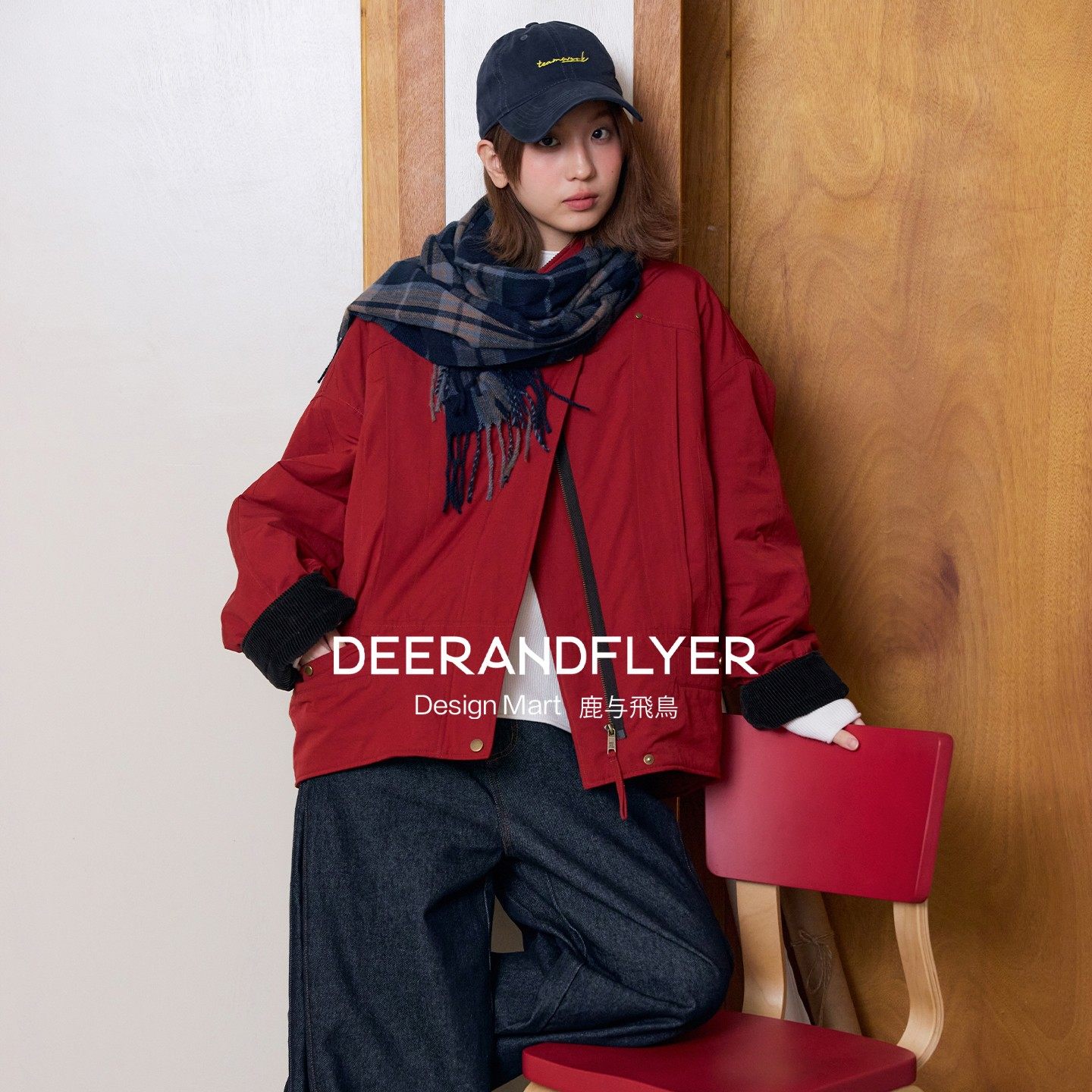 鹿与飞鸟「曼城往事」轻松巴恩风 拼灯芯绒帅气工装棉服外套7303,女装/女士精品,棉衣/棉服,淘宝优惠券,粉丝福利购,淘宝优惠卷