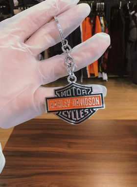 25421魔域机车美国哈雷复古盾标金属钥匙扣钥匙链