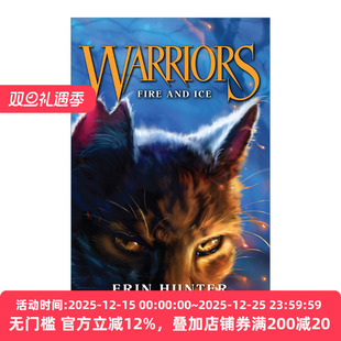 英文原版小说 Warrior Cats 2 Fire And Ice 猫武士首部曲2 寒冰烈火 英文版 进口英语原版书籍