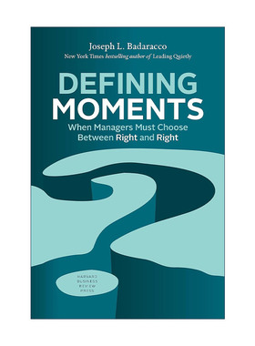 英文原版 Defining Moments 关键抉择 对与对的较量 管理指南 哈佛商业评论 精装 英文版 进口英语原版书籍