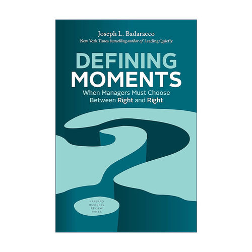 英文原版 Defining Moments 关键抉择 对与对的较量 管理指南 哈佛商业评论 精装 英文版 进口英语原版书籍