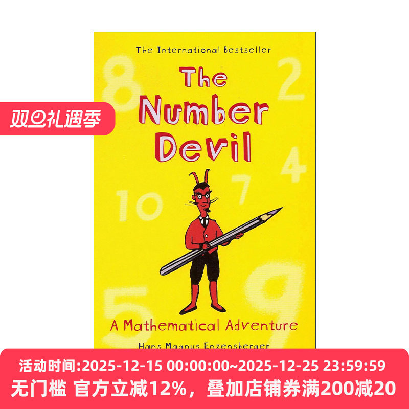 英文原版 The Number Devil 罗伯特与数字魔鬼 汉斯·恩岑斯伯格 英文版 进口英语原版书籍