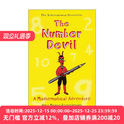 英文原版 The Number Devil 罗伯特与数字魔鬼 汉斯·恩岑斯伯格 英文版 进口英语原版书籍