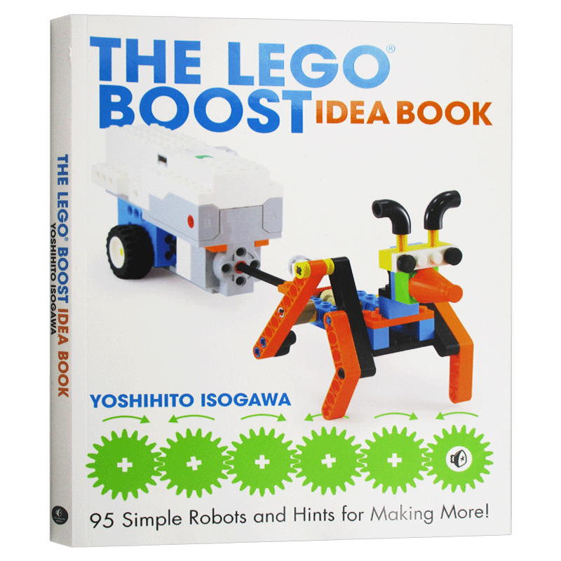 乐高编程机器人创意书 The Lego Boost Idea Book 英文版儿童计算机编程 进口原版英语书籍