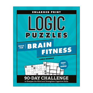 书籍 Logic 益智 Book 数和 进口英语原版 英文版 大脑健康逻辑谜题集 Barnes Puzzles 数独 Fitness Brain Lana for 珍珠 英文原版