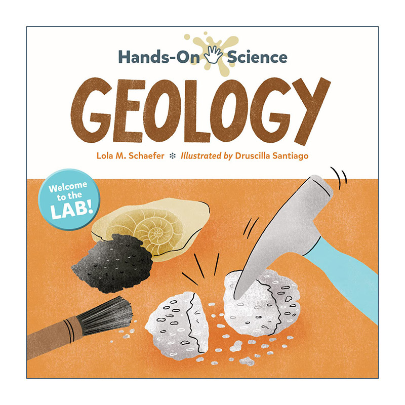 英文原版 Hands-On Science Geology 实践科学系列 地质学 儿童STEM科普百科精装绘本 Druscilla Santiago英文版进口英语原版书籍