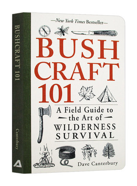 Bushcraft 101 野外求生技能101 英文原版野外生存手册 进口英语书籍