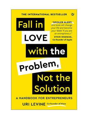 英文原版 Fall in Love with the Problem Not the Solution 爱上问题 而不是解决方案 企业家手册 精装 英文版进口英语原版书籍