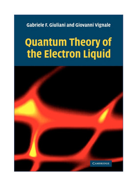 英文原版 Quantum Theory of the Electron Liquid 电子液体的量子理论 Gabriele Giuliani 英文版 进口英语原版书籍