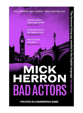 英文原版 Bad Actors 坏角色 坏演员 下等马8 流人原作小说 惊悚悬疑犯罪小说 Mick Herron 英文版 进口英语原版书籍