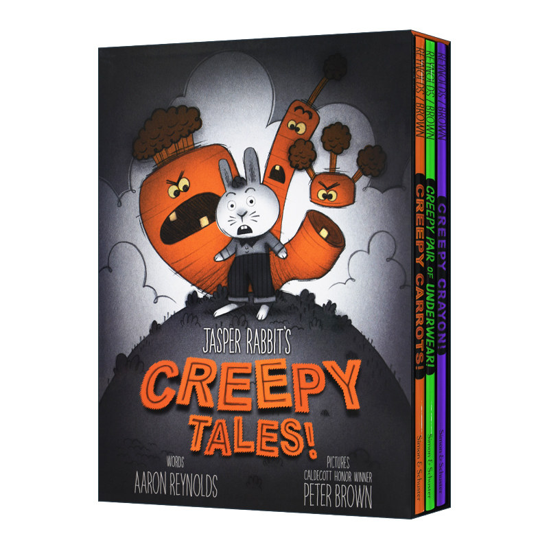 Jasper Rabbit's Creepy Tales! 胡萝卜怪系列3册盒装 精装