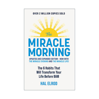 英文原版 The Miracle Morning 早起的奇迹 英文版 进口英语原版书籍