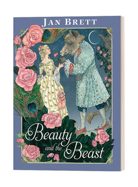 英文原版 Beauty and the Beast 美女与野兽 再版 5-8岁儿童童话故事精装绘本 名家Jan Brett 英文版 进口英语原版书籍