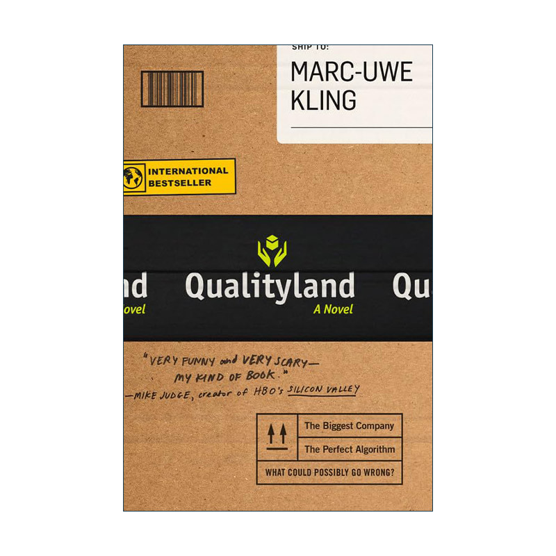 英文原版 Qualityland 未来之城 精装 2018德国科幻小说奖 豆瓣2023年度科幻图书 英文版 进口英语原版书籍