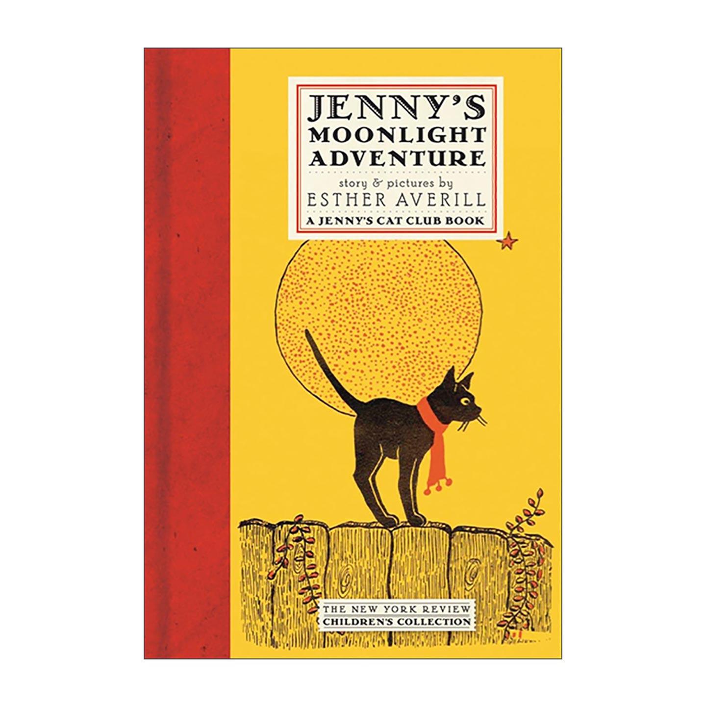英文原版 Jenny's Moonlight Adventure Jenny's Cat Club 珍妮月光历险记 珍妮和猫咪俱乐部系列 儿童精装绘本 埃丝特·埃弗里尔