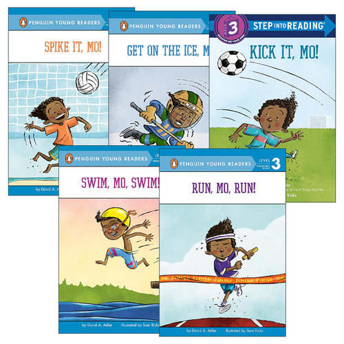 英文原版 Step into Reading 3 运动小子Mo系列5册 运动主题读物 企鹅兰登分级读物 Mo Jackson 英文版 进口英语原版书籍