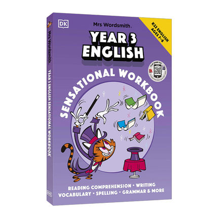 英文原版 Mrs Wordsmith Year 3 English Sensational Workbook Ages 7–8 沃德史密斯夫人英语练习册 三年级 英文版 进口英语书籍