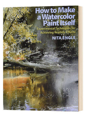如何制作水彩颜料本身 How to Make a Watercolor Paint Itself 英文原版水彩画技巧教程 英文版进口英语读物书籍