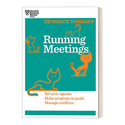 英文原版 Running Meetings HBR 20-Minute Manager Series 召开会议 哈佛商业评论二十分钟管理丛书系列 英文版 进口英语原版书籍