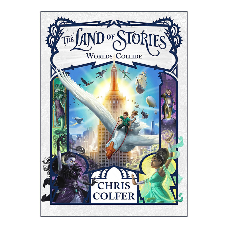 英文原版 The Land of Stories 6 Worlds Collide 异世界童话之旅6 世界之战 儿童动作冒险奇幻小说 英文版 进口英语原版书籍