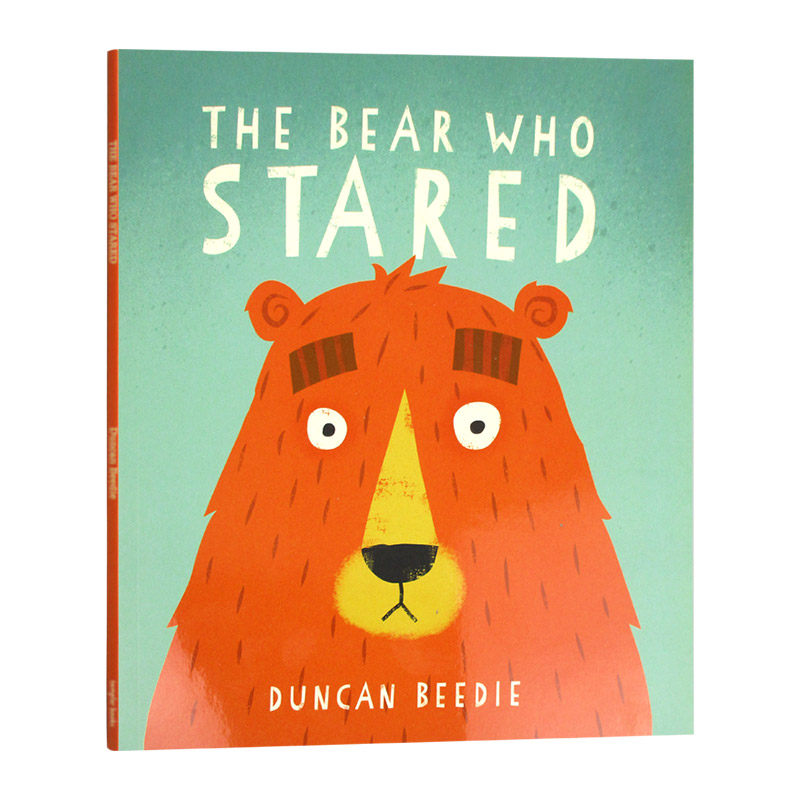 盯盯熊 the bear who stared 胆小的熊 亲子绘本 低幼童书 环保意识