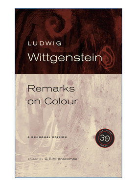 Remarks on Colour 色彩论 30周年纪念版 哲学 Ludwig Wittgenstein维特根斯坦