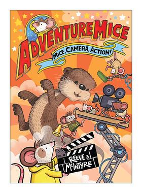 英文原版 Adventuremice Mice Camera Action 冒险老鼠佩德罗6 儿童插画故事书 英文版 进口英语原版书籍
