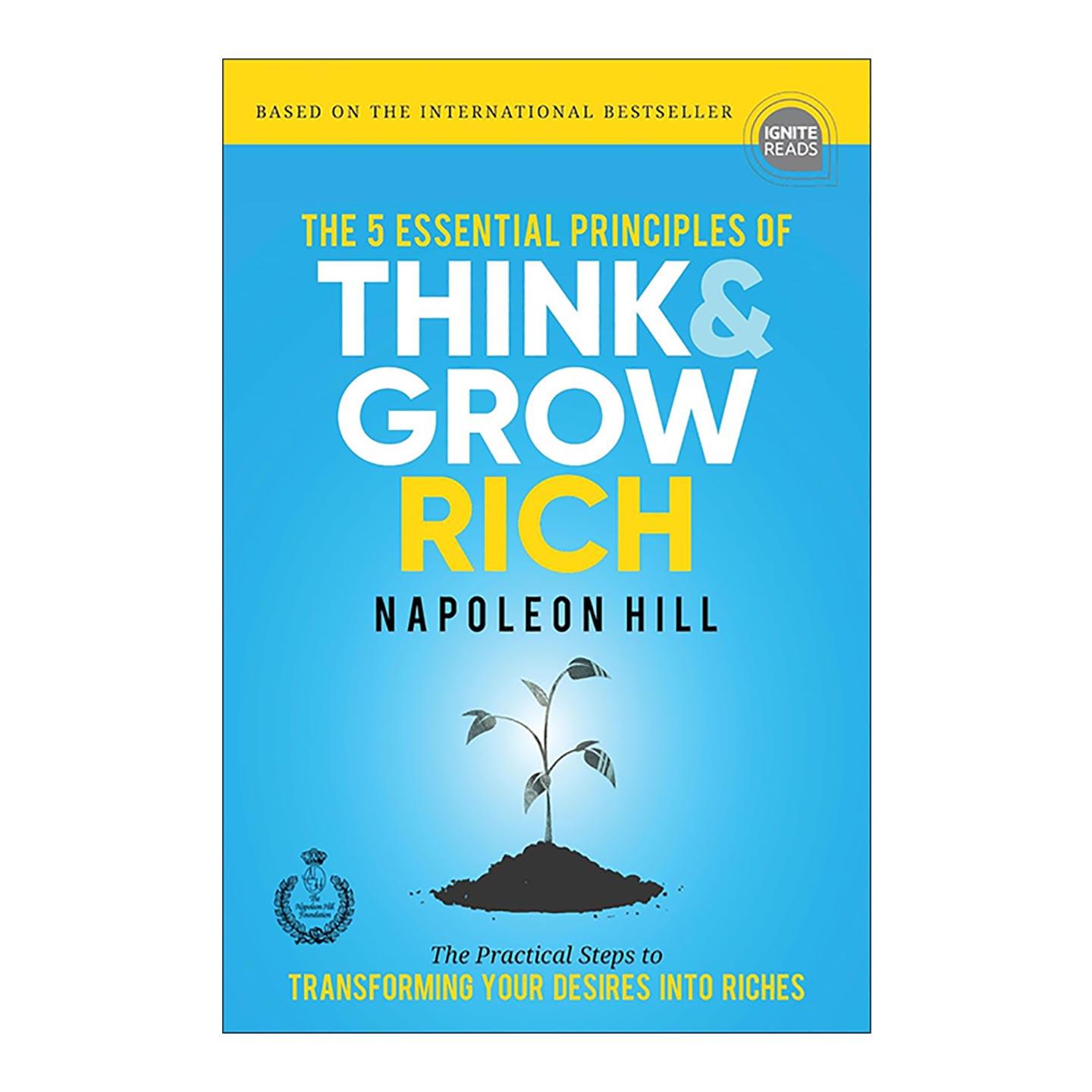 英文原版 The 5 Essential Principles of Think and Grow Rich 思考致富的5个基本原则 精装 英文版 进口英语原版书籍