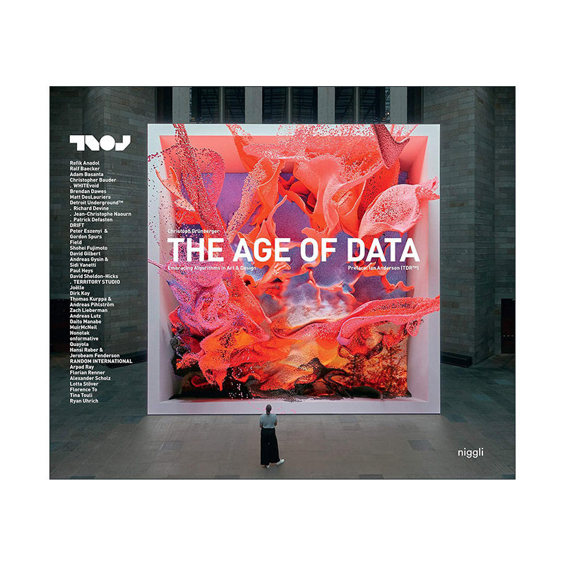 英文原版 The Age of Data 数据时代 在艺术与设计中拥抱算法装置作品鉴赏艺术书籍 精装 英文版 进口英语原版书籍