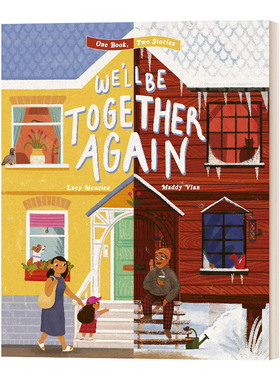 We'll Be Together Again 我们将会一起 独特排版 精装 英文原版亲情亲子故事儿童绘本 进口英语书籍