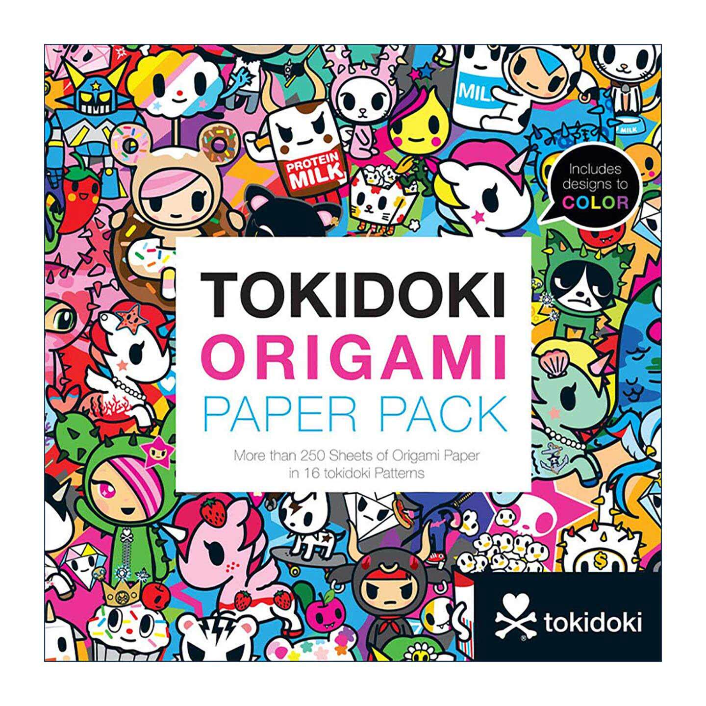 英文原版 tokidoki Origami Paper Pack 淘奇多奇折纸工艺 英文版 进口英语原版书籍