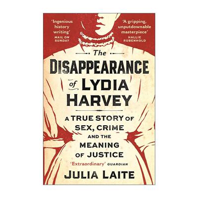 英文原版 The Disappearance of Lydia Harvey 莉迪亚·哈维失踪案 英国犯罪小说作家协会非虚构类金匕首奖 进口英语原版书籍