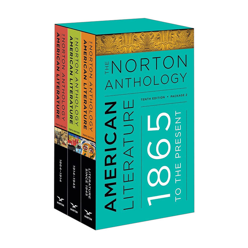 英文原版 The Norton Anthology of American Literature 诺顿美国文学 第十版 套装二 卷C D E 含注册码 英文版 进口英语书籍