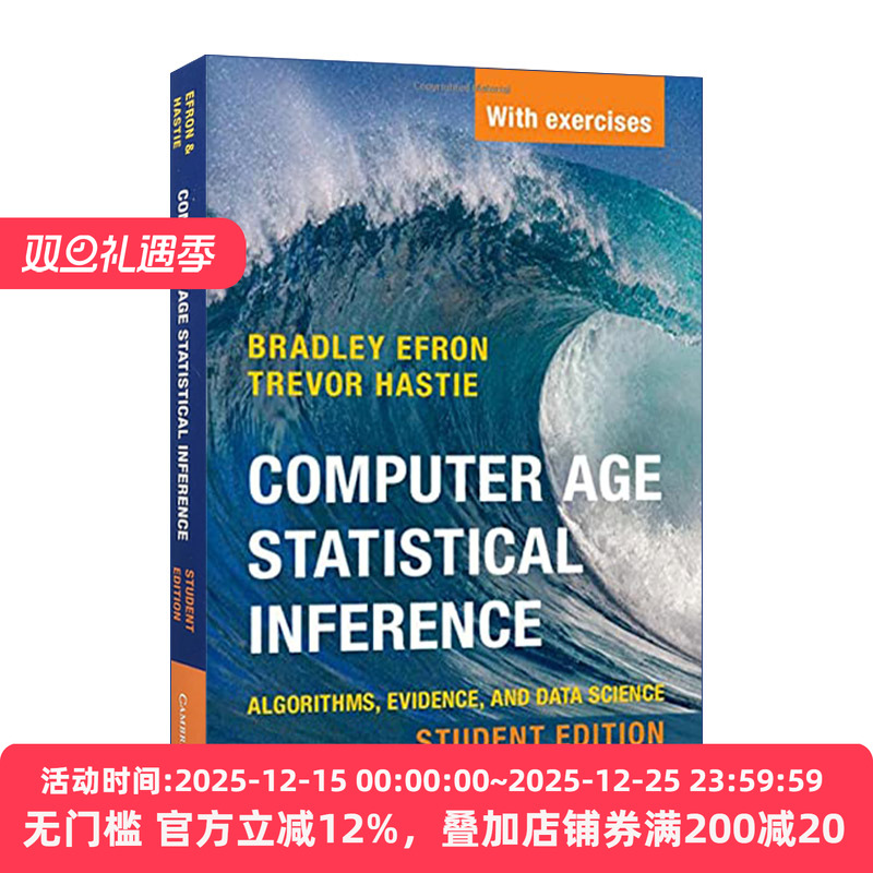 英文原版 Computer Age Statistical Inference  Student Edition 计算机时代的统计推断 学生版附习题 英文版 进口英语原版书籍
