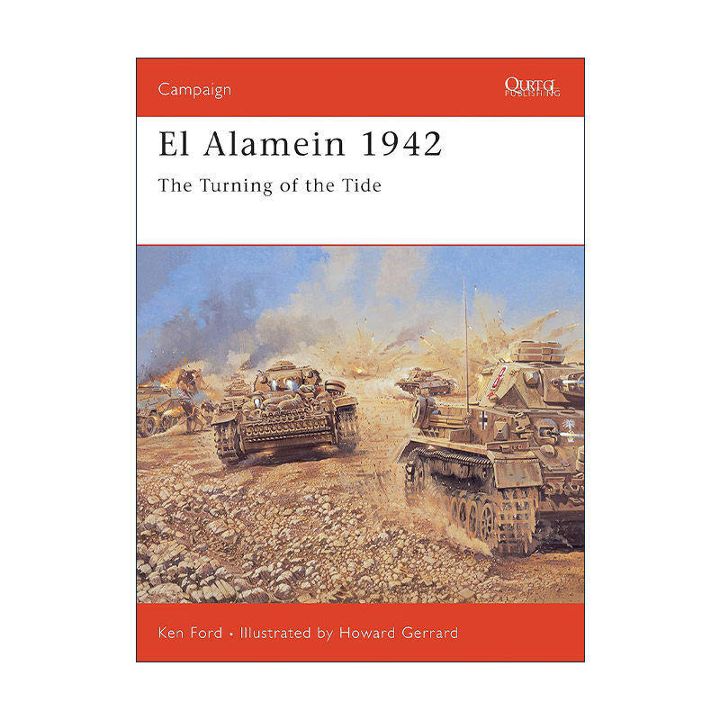 英文原版 El Alamein 1942 二战阿拉曼战役 战争历史系列 英文版 进口英语原版书籍
