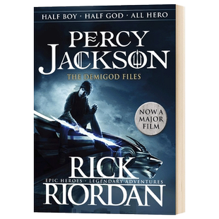 Percy Jackson The Demigod Files 波西杰克逊 缺爱的半神 电影封面 英文原版科幻小说故事 进口文学英语书籍