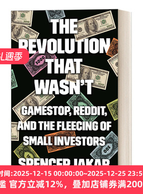 英文原版 The Revolution That Wasn't 失败的革命 GameStop  Reddit和对小投资者的敲诈 股票 Spencer Jakab 精装 进口原版书籍