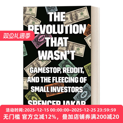 英文原版 The Revolution That Wasn't 失败的革命 GameStop  Reddit和对小投资者的敲诈 股票 Spencer Jakab 精装 进口原版书籍