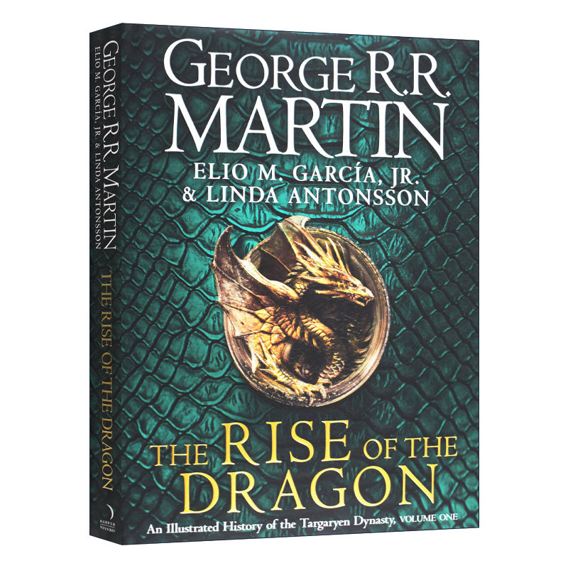 英文原版 The Rise Of The Dragon 龙的崛起 坦格利安王朝图解历史 卷一 英版 冰与火之歌前传龙之家族 英文版 进口英语原版书籍