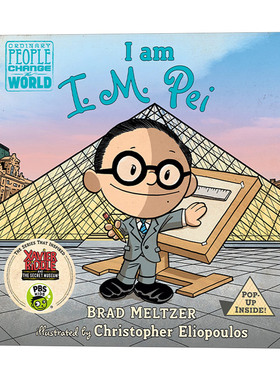英文原版 I am I. M. Pei Ordinary People Change the World 我是贝聿铭 Brad Meltzer 儿童著名建筑师传记 普通人改变世界系列