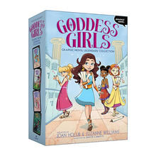 英文原版小说 Goddess Girls Graphic Novel Legendary Collection 女神女孩们 1-4册套装 漫画版 英文版 进口英语原版书籍