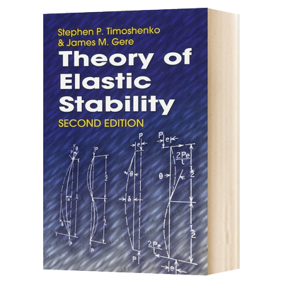 弹性稳定理论 Theory of Elastic Stability 英文原版物理学科普书籍 铁摩辛柯 进口英语书
