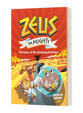 Zeus The Mighty The Maze of the Menacing Minotaur 强大的宙斯2 凶险的牛头怪迷宫 精装 英文原版儿童桥梁章节故事 进口书籍