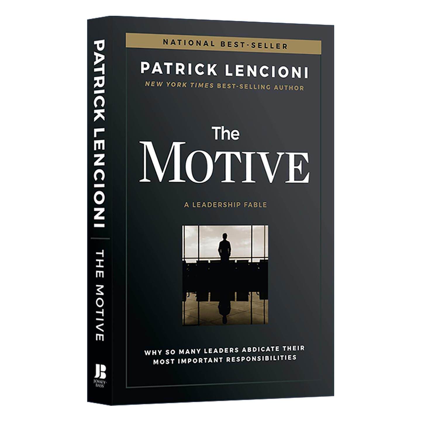 英文原版 The Motive 动机 领导者的定位与职责 精装 派特里克兰西尼奥 英文版 进口英语原版书籍