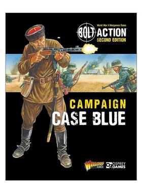 英文原版 Bolt Action Campaign Case Blue 桌面战争兵棋 蓝色行动 英文版 进口英语原版书籍