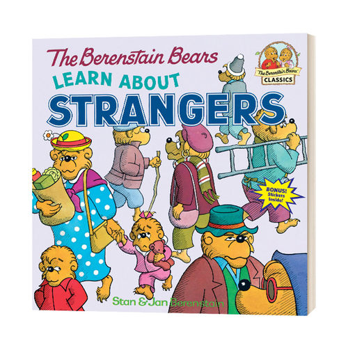 Bbears Learn About Strangers 贝贝熊了解陌生人 英文原版儿童读物 进口英语书籍