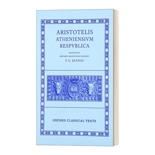 Aristotle Atheniensium Respublica 亚里士多德 雅典政制 牛津古典文库 精装