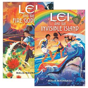 英文版 书籍 the 儿童奇幻小说 Malia 雷与传说2册 and Legends 进口英语原版 英文原版 Maunakea Lei