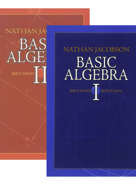 Basic Algebra I & II Second Edition 基础代数 2册套装 第2版 Nathan Jacobson 英文原版数学参考资料 进口英语书籍