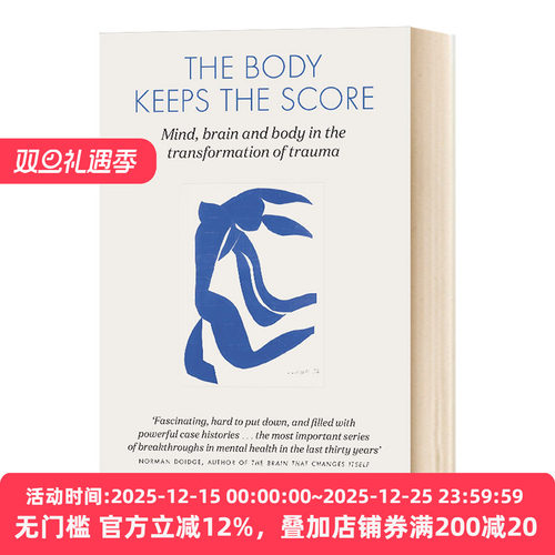 身体从未忘记 The Body Keeps the Sc巴塞尔·范德考克 英文原版保健养生读物 进口英语书籍